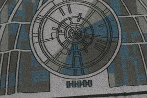 Star Wars Death Star 52-Inch Round Area Rug