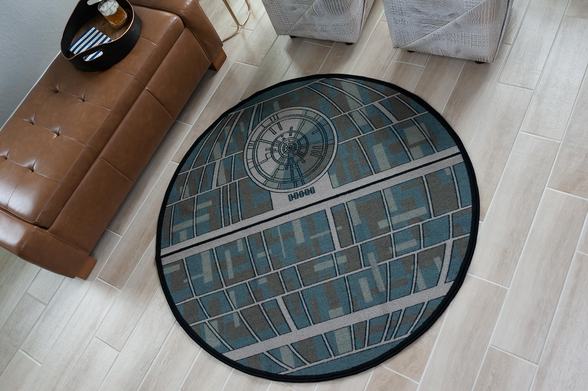 Star Wars Death Star 52-Inch Round Area Rug