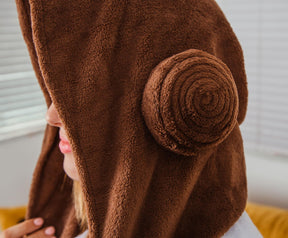Star Wars Princess Leia Unisex Hooded Bathrobe for Adults | One Size Fits Most