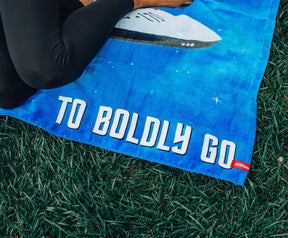 Star Trek: The Original Series "Boldly Go" Beach Towel | 60 x 30 Inches