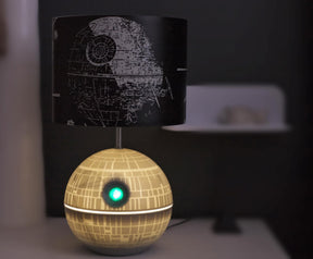 Star Wars Death Star 3D Touch Lamp | LED Lamp With Printed Shade | 14 Inches