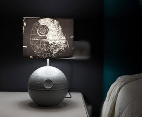 Star Wars Death Star 3D Touch Lamp | LED Lamp With Printed Shade | 14 Inches