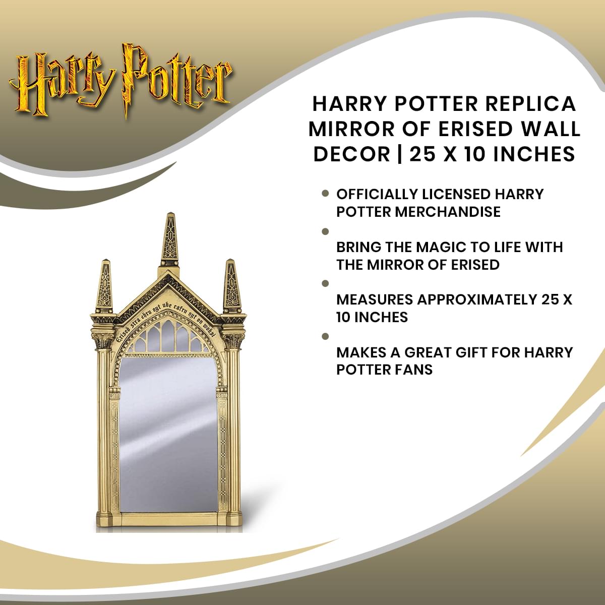 Harry Potter 24.5 Inch Mirror of Erised Wall Decor