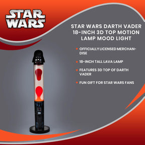Star Wars Darth Vader 18-Inch 3D Top Motion Lamp Mood Light