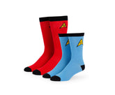Star Trek: The Original Series Spock Mens & Uhura Womens Sock Set | 2 Pairs