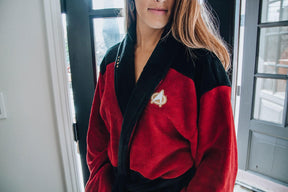 Star Trek: The Next Generation Command Bathrobe for Adults | One Size Fits Most