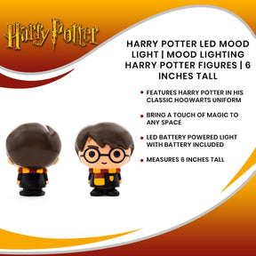 Harry Potter LED Mood Light | Mood Lighting Harry Potter Figures | 6 Inches Tall