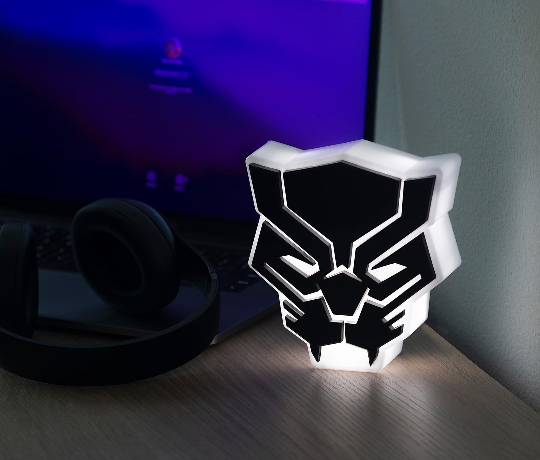 Marvel Black Panther LED Mood Light | Black Panther Mood Light Figure | 6 Inches