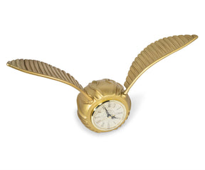 Harry Potter Golden Snitch Replica Resin Desk Clock | 9 x 18 Inches