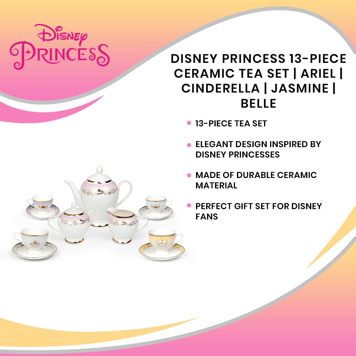 Disney Princess Magical Tea Set with Pouring Sounds 