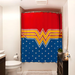 DC Comics Wonder Woman Shower Curtain | 71 x 71 Inches
