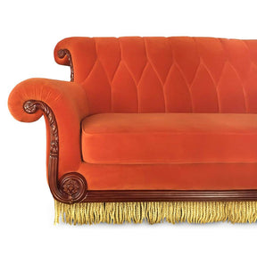 Friends Central Perk Coffee Shop 3-Seater Couch Replica | 90 x 41 x 43 Inches
