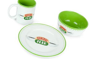 Friends Central Perk Coffee House Dining Set Collection | 3-Piece Dinner Set