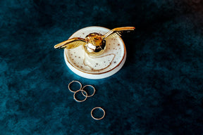 Harry Potter Golden Snitch Ceramic Trinket Tray | 4 Inches
