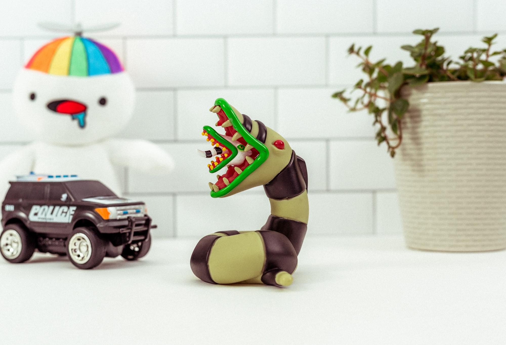 Beetlejuice Sandworm LED Mood Light | Beetlejuice Worm Figure | 4.75 Inches Tall