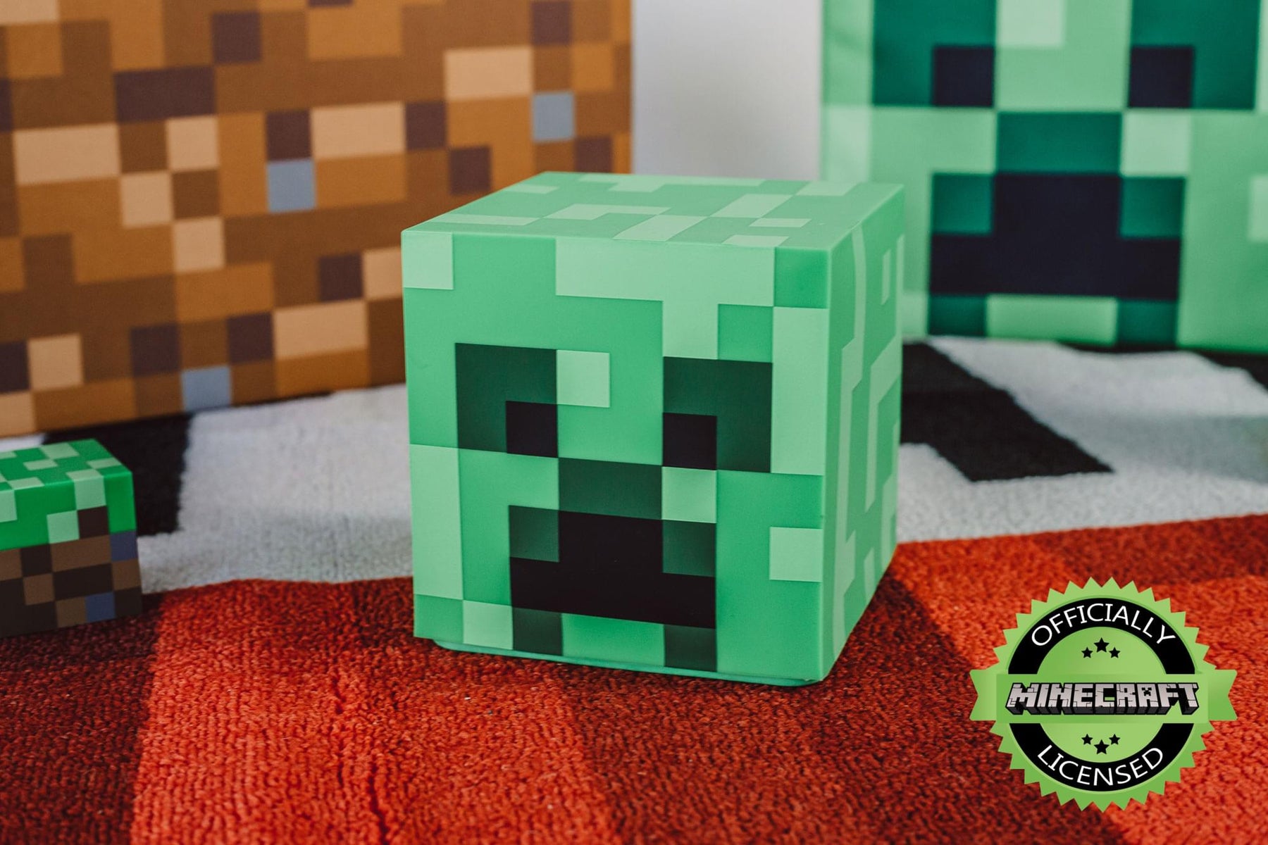 Minecraft Creeper LED Mood Light | Creeper Minecraft Mood Lighting | 5 Inches