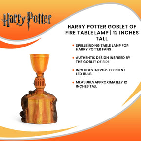 Harry Potter Goblet of Fire Table Lamp | 12 Inches Tall
