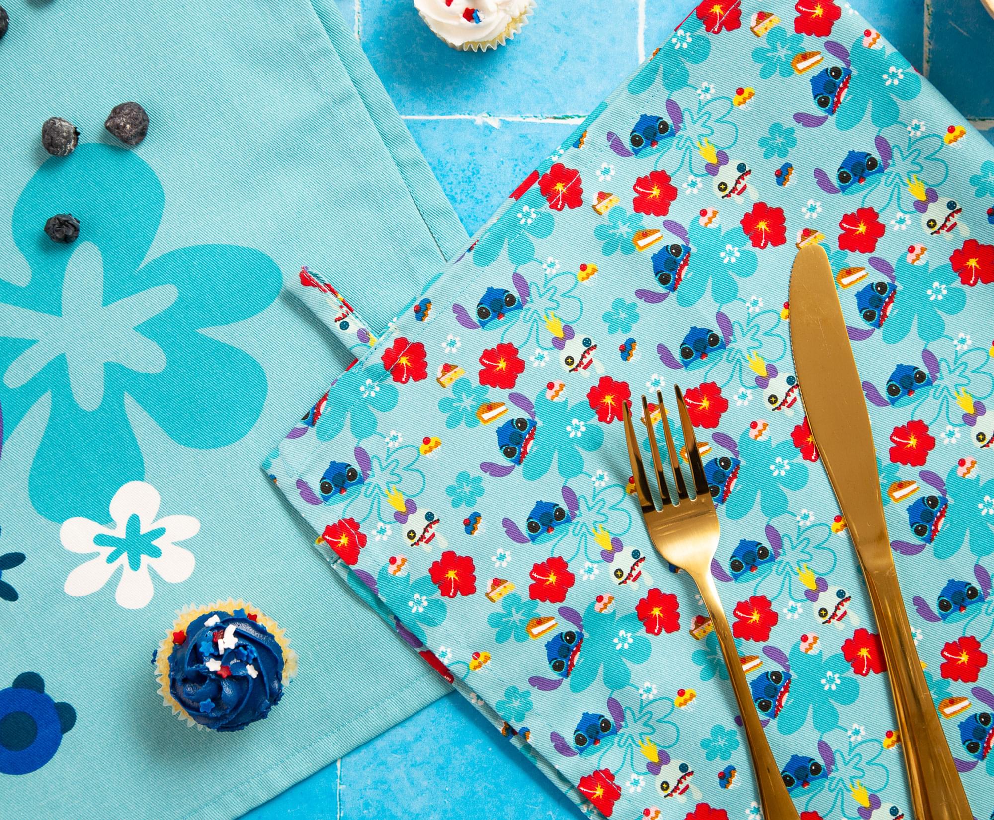 Disney Lilo & Stitch Kitchen Tea Towels | Set of 2