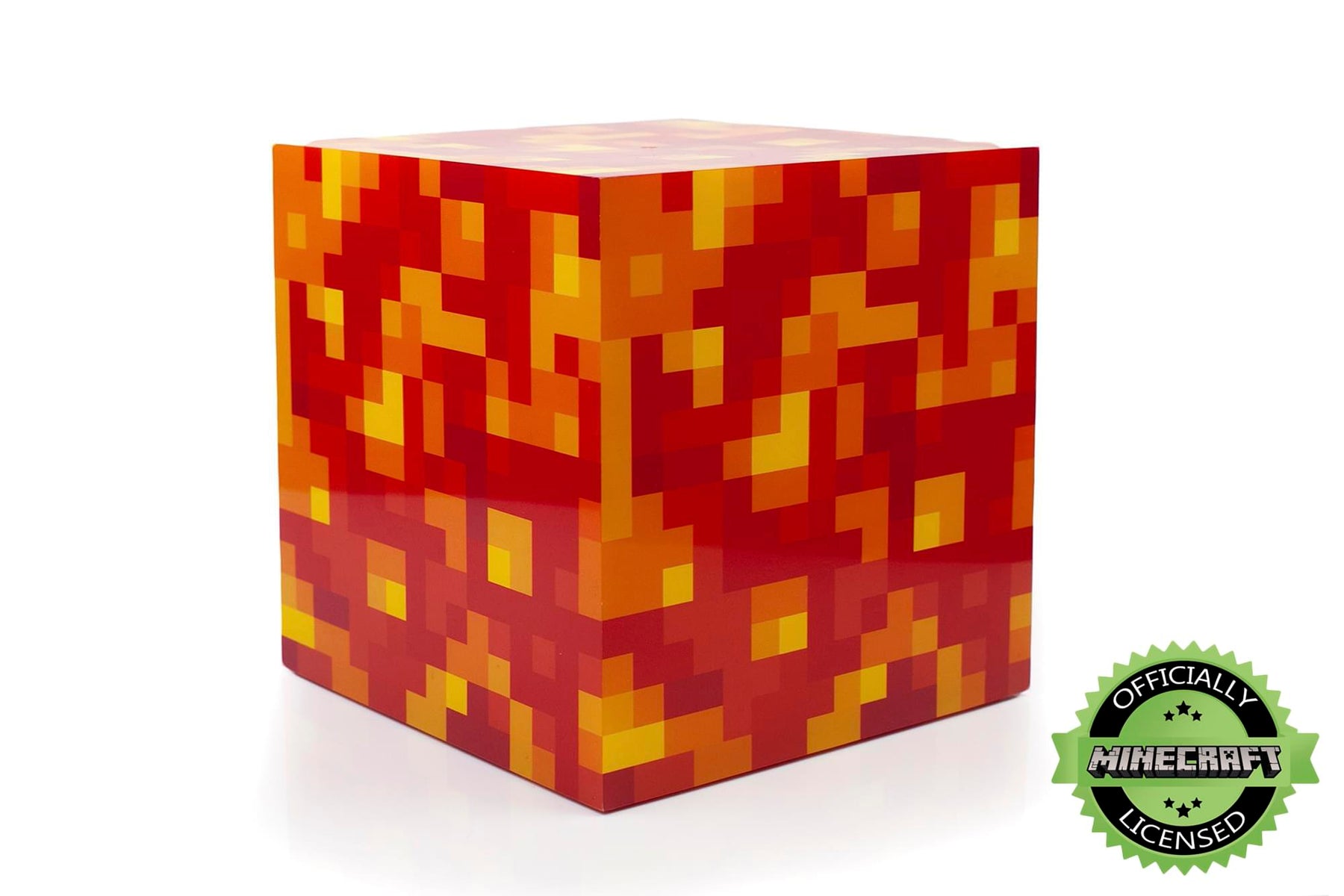 Minecraft Lava Block LED Mood Light | Minecraft Mood Lighting | 6 Inches Tall