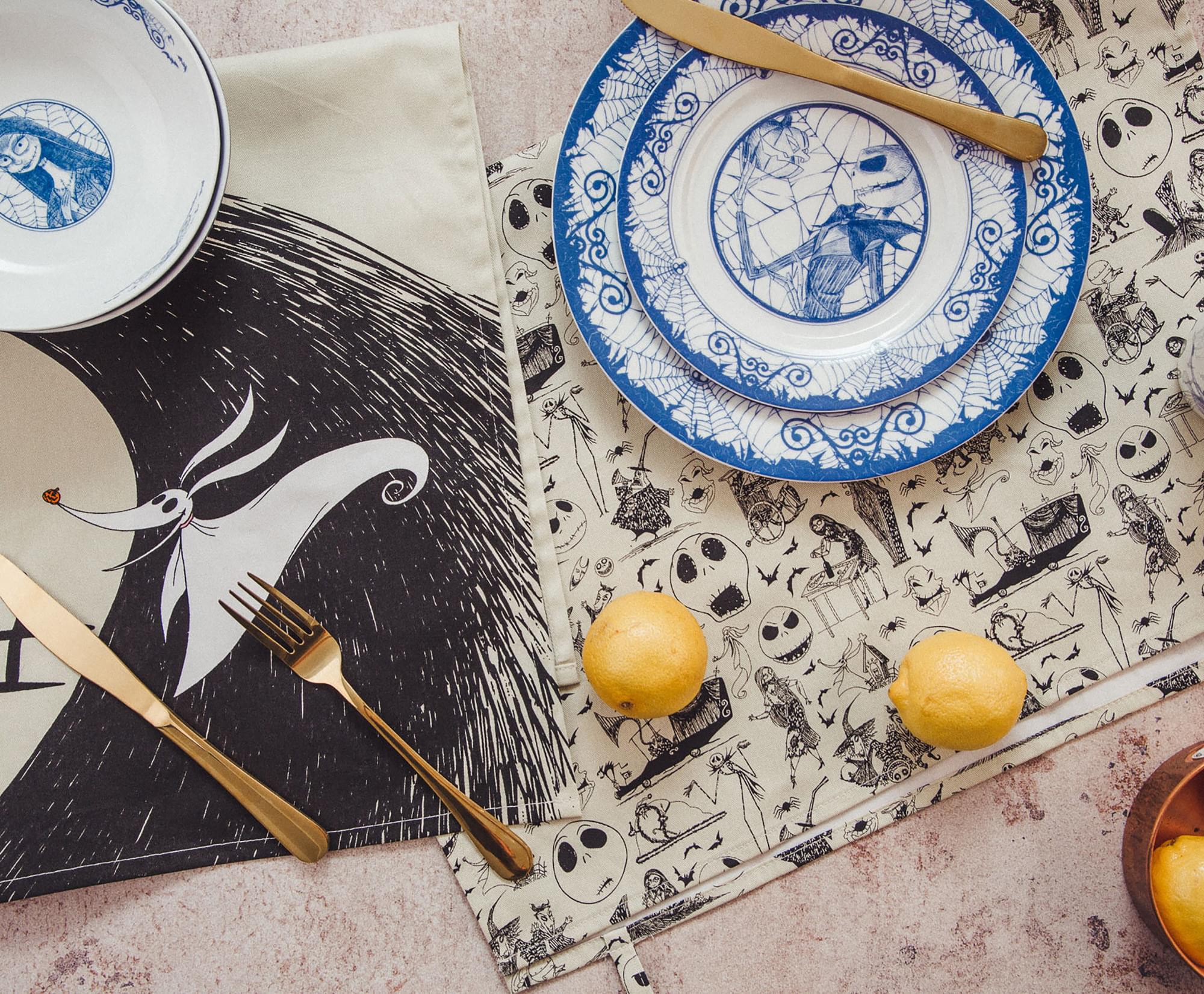 Disney The Nightmare Before Christmas Black and White Kitchen Hand Towel Set