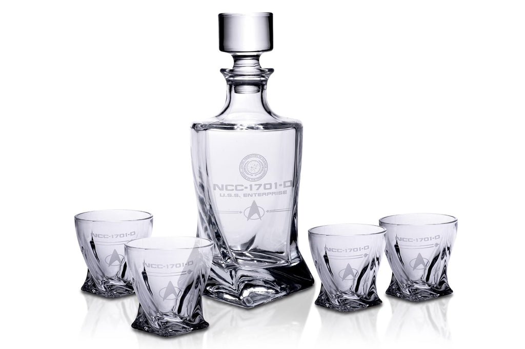 Star Trek TNG Whisky Decanter Set | Free Shipping