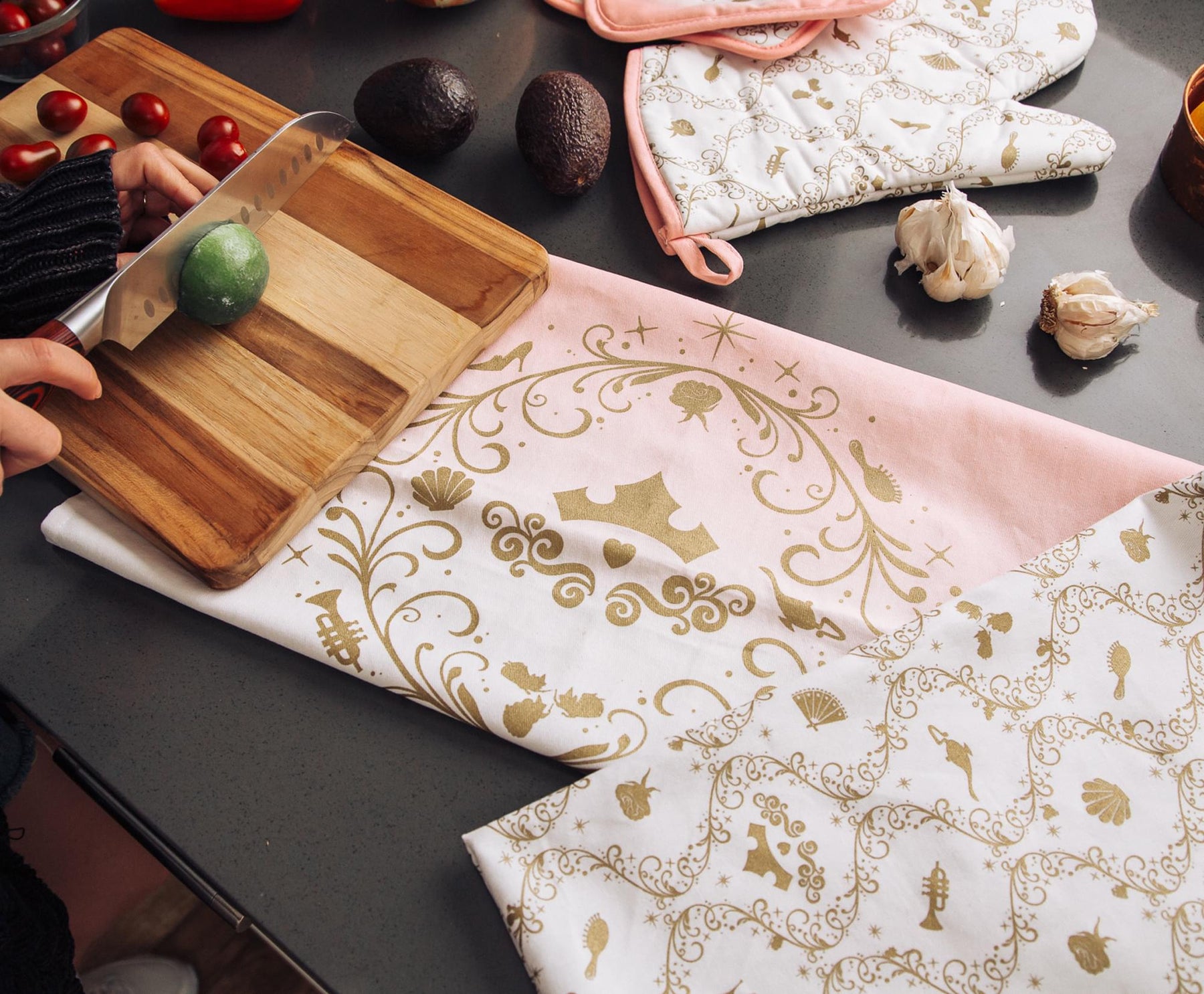 Disney Princess Kitchen Tea Towels | Set of 2