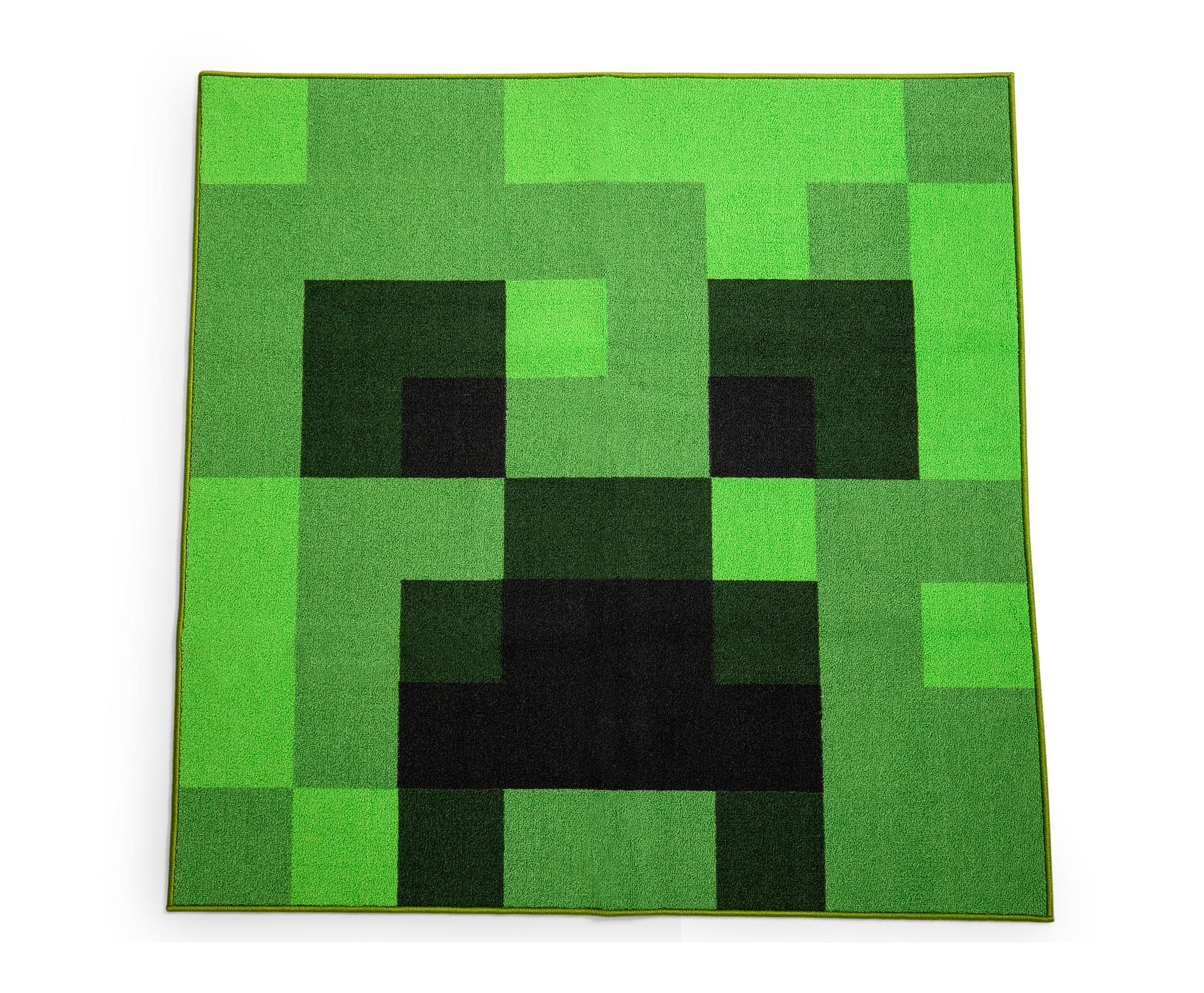 Minecraft Green Creeper 52 Inch Square Area Rug | Free Shipping