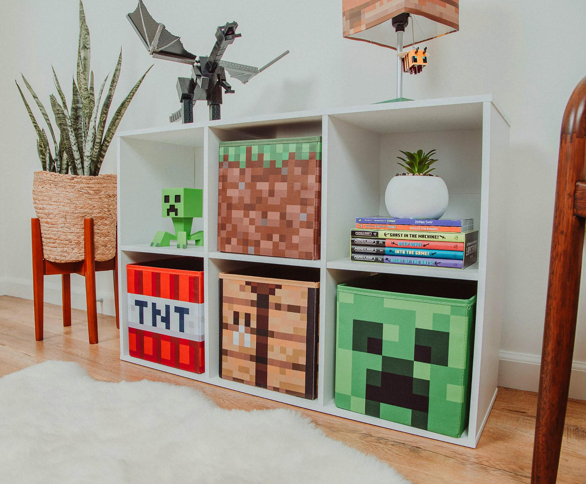 Minecraft 10 Inch Storage Box Set of 4 | Free Shipping