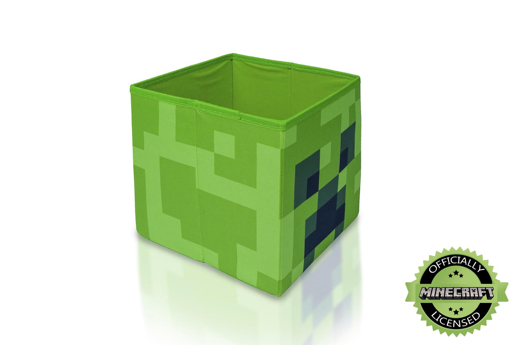 Minecraft Creeper Storage Cube Organizer | Minecraft Storage Cube | 10-Inch Bin