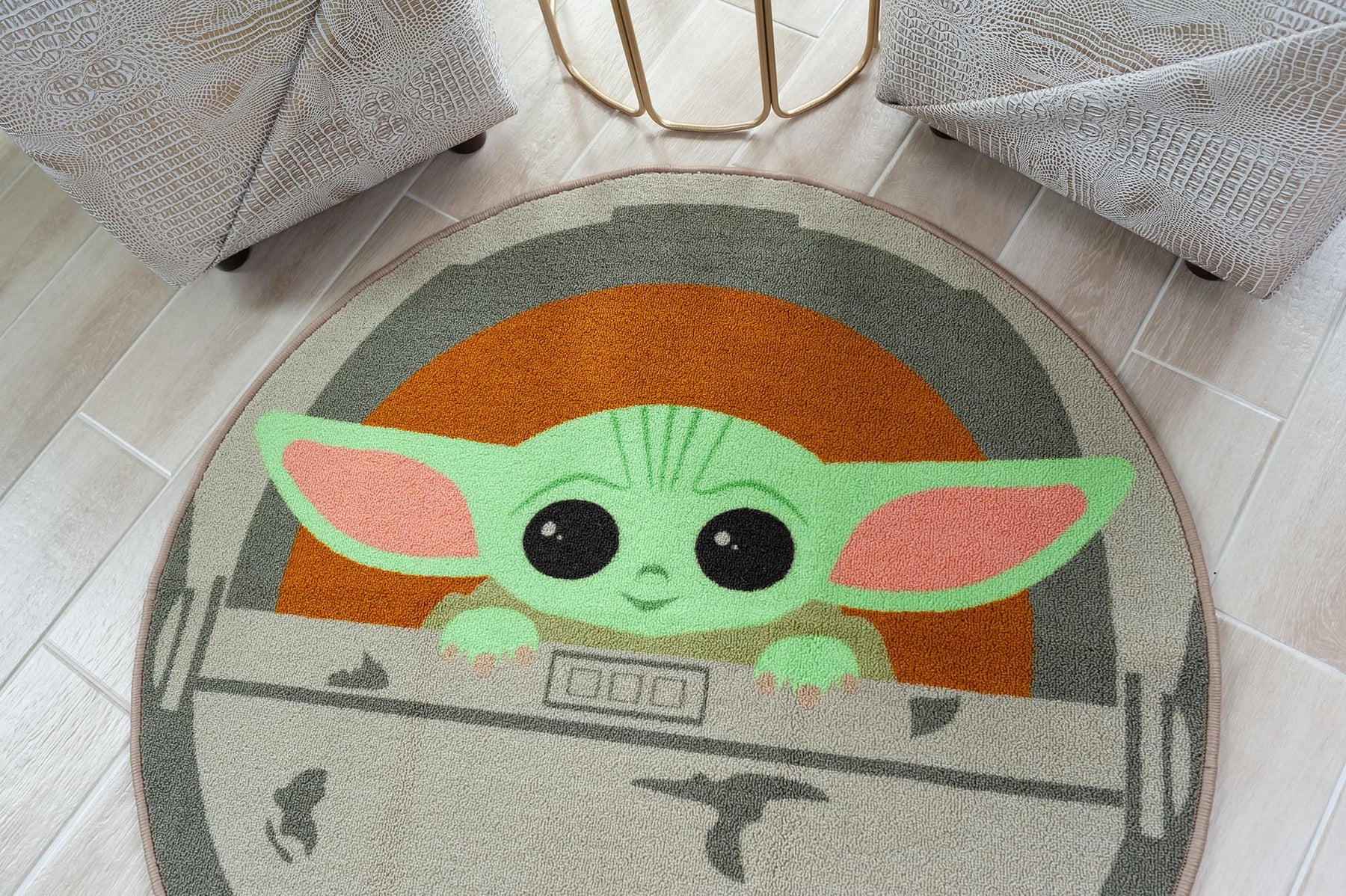 Star Wars: The Mandalorian, The Child 39-Inch Round Area Rug