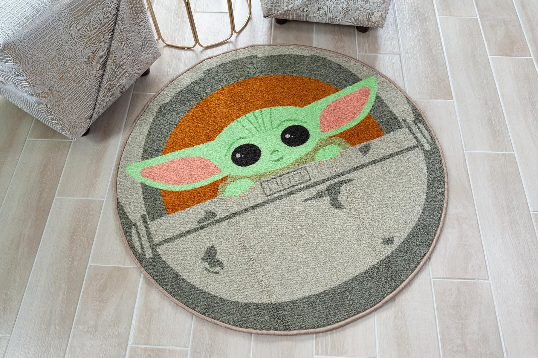 Star Wars: The Mandalorian, The Child 39-Inch Round Area Rug