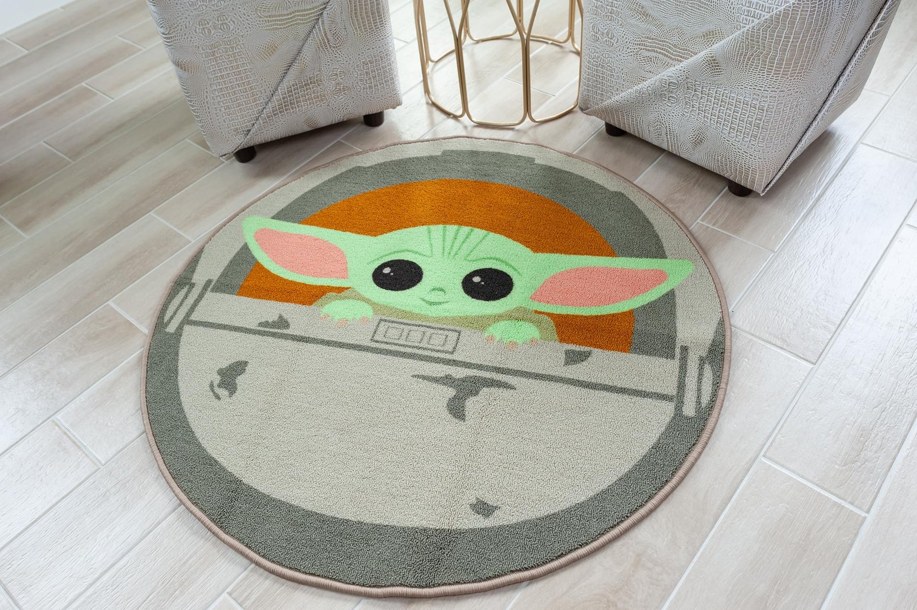Star Wars: The Mandalorian, The Child 39-Inch Round Area Rug