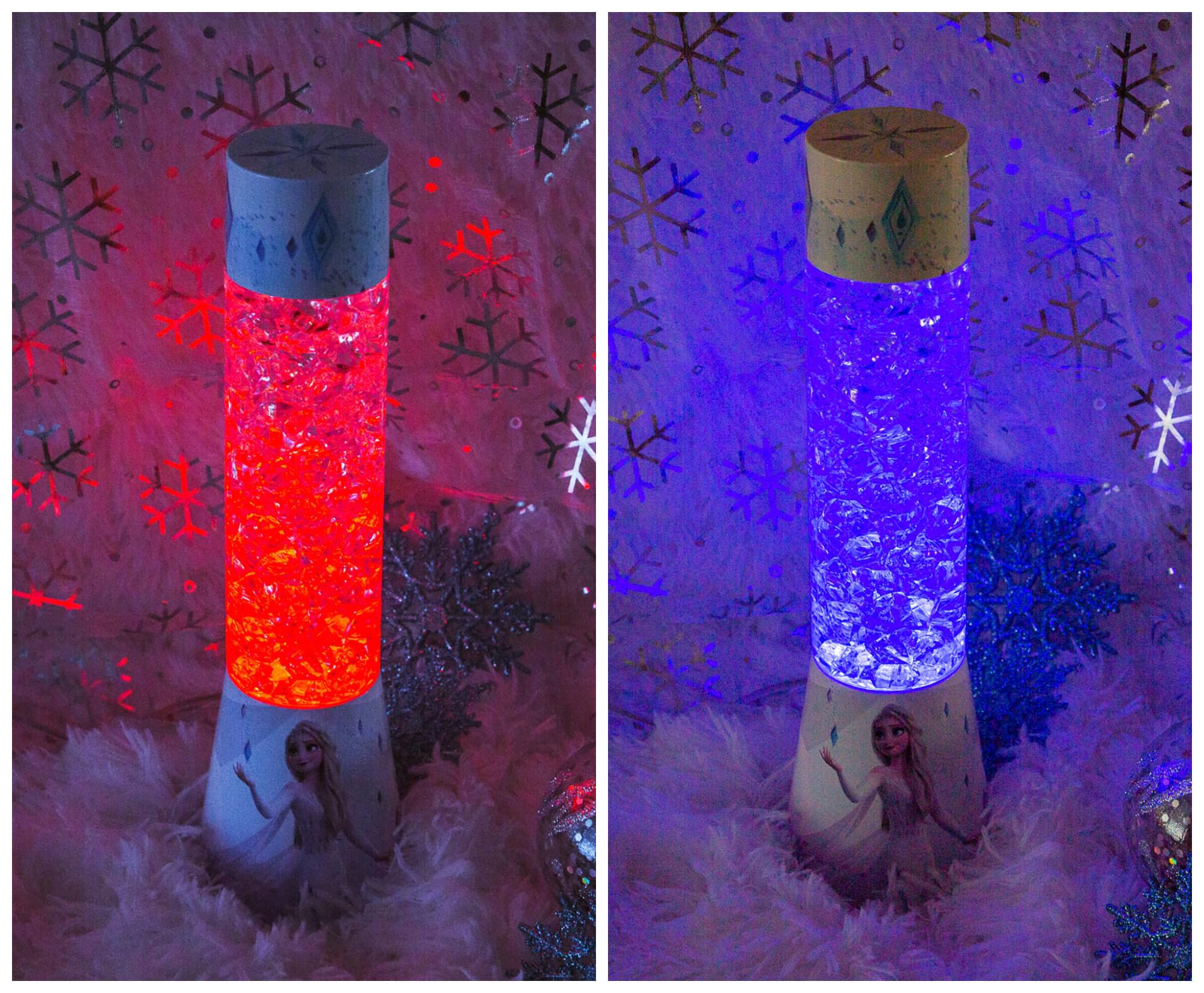 Disney Frozen 2 Elsa Glitter Lamp | 12 Inches Tall