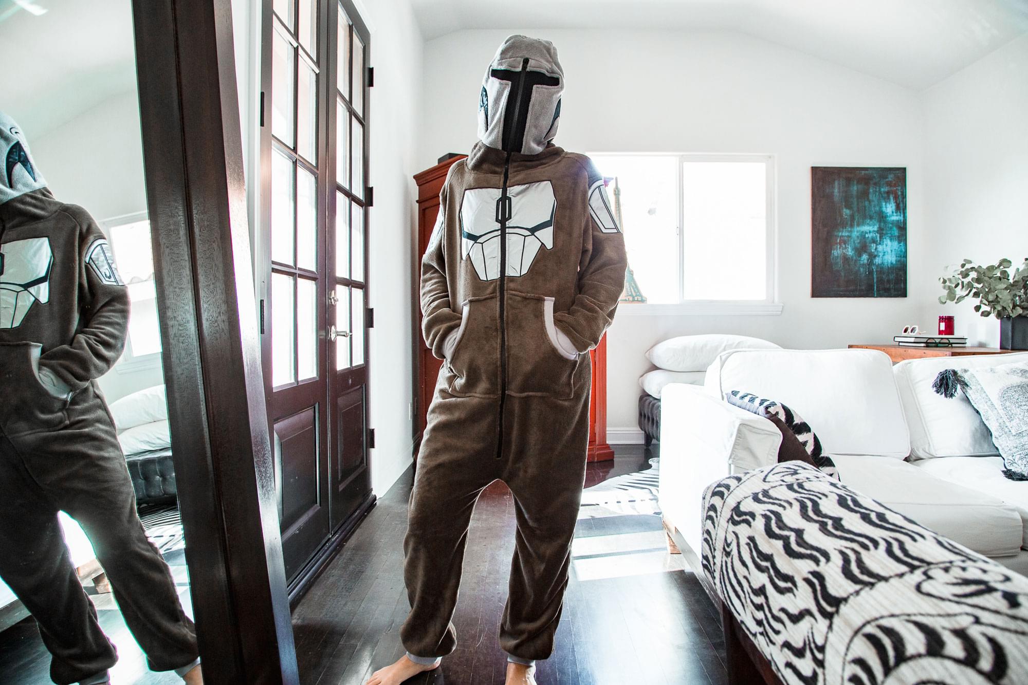 Star Wars: The Mandalorian, Bounty Hunter Unisex Onesie for Adults