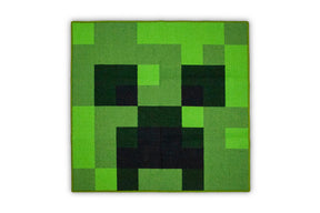 Minecraft Creeper Area Rug | Creeper Minecraft Rug | 39-Inch Square Area Rug