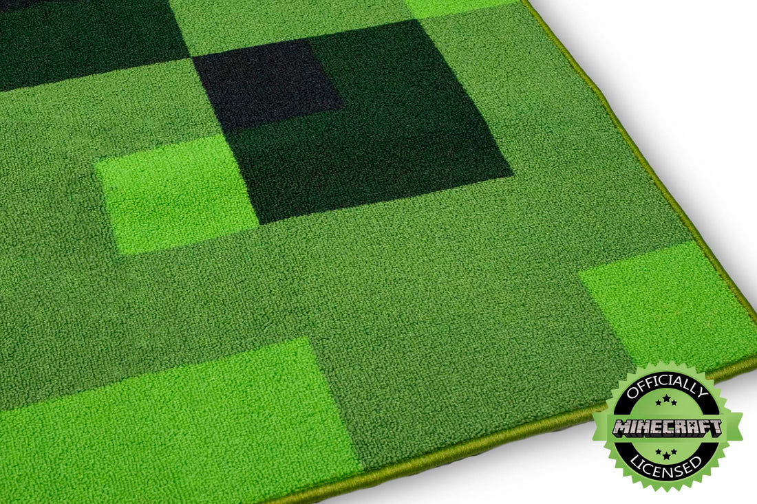 Minecraft Creeper Face 39 Inch Area Rug | Free Shipping