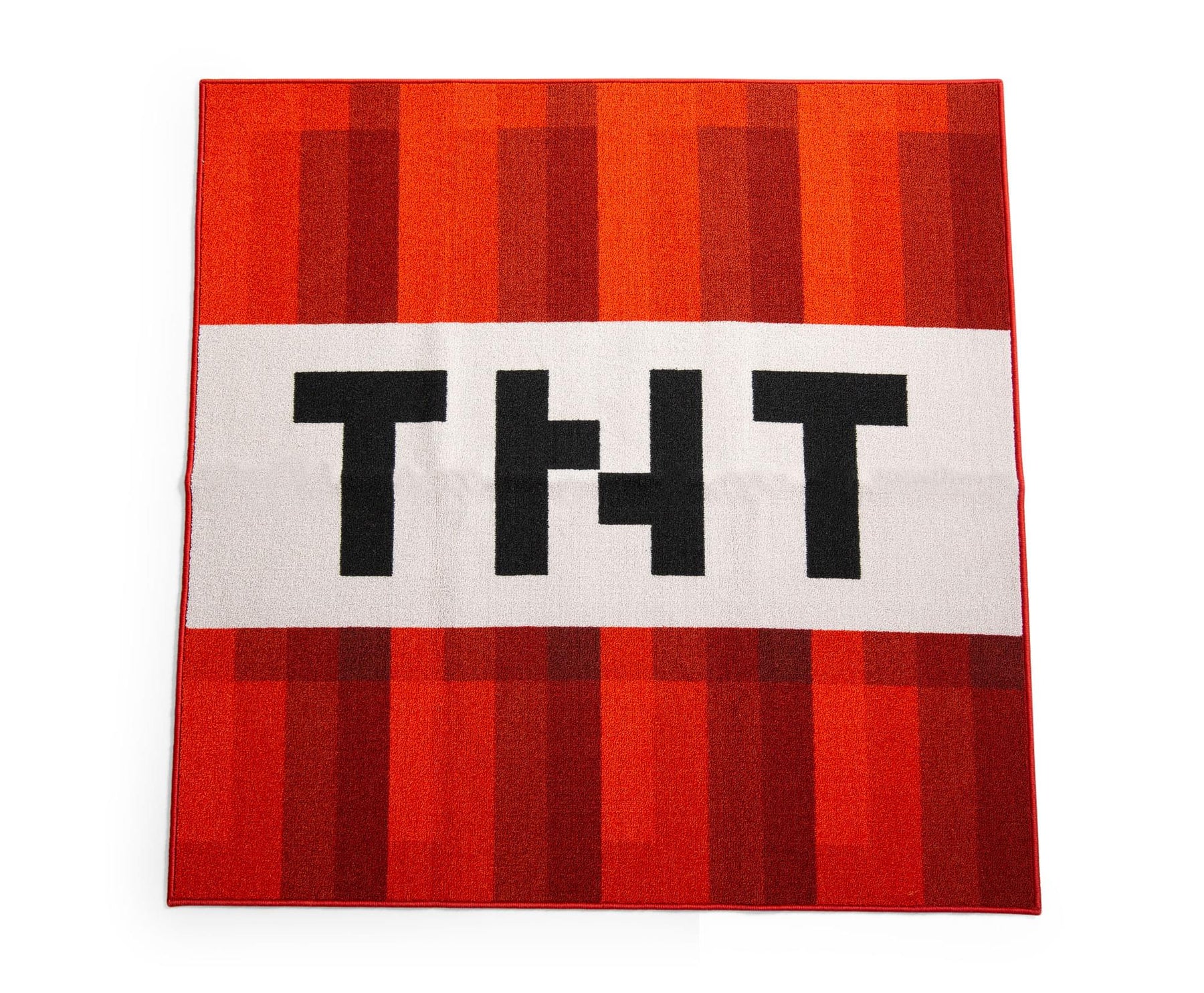 Minecraft Red TNT Block Square Area Rug | 52 Inches