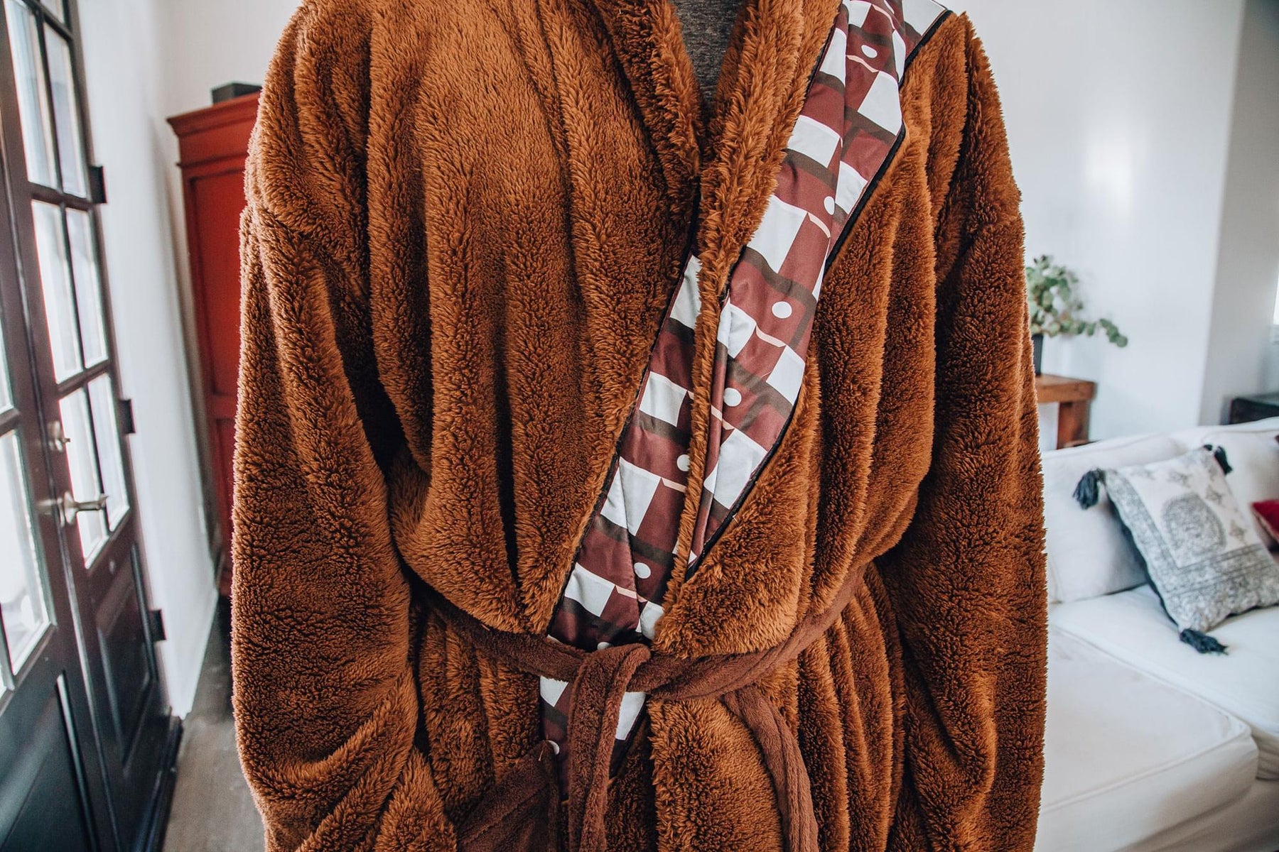 Star Wars Chewbacca Hooded Bathrobe For Adults | Big And Tall XXXL