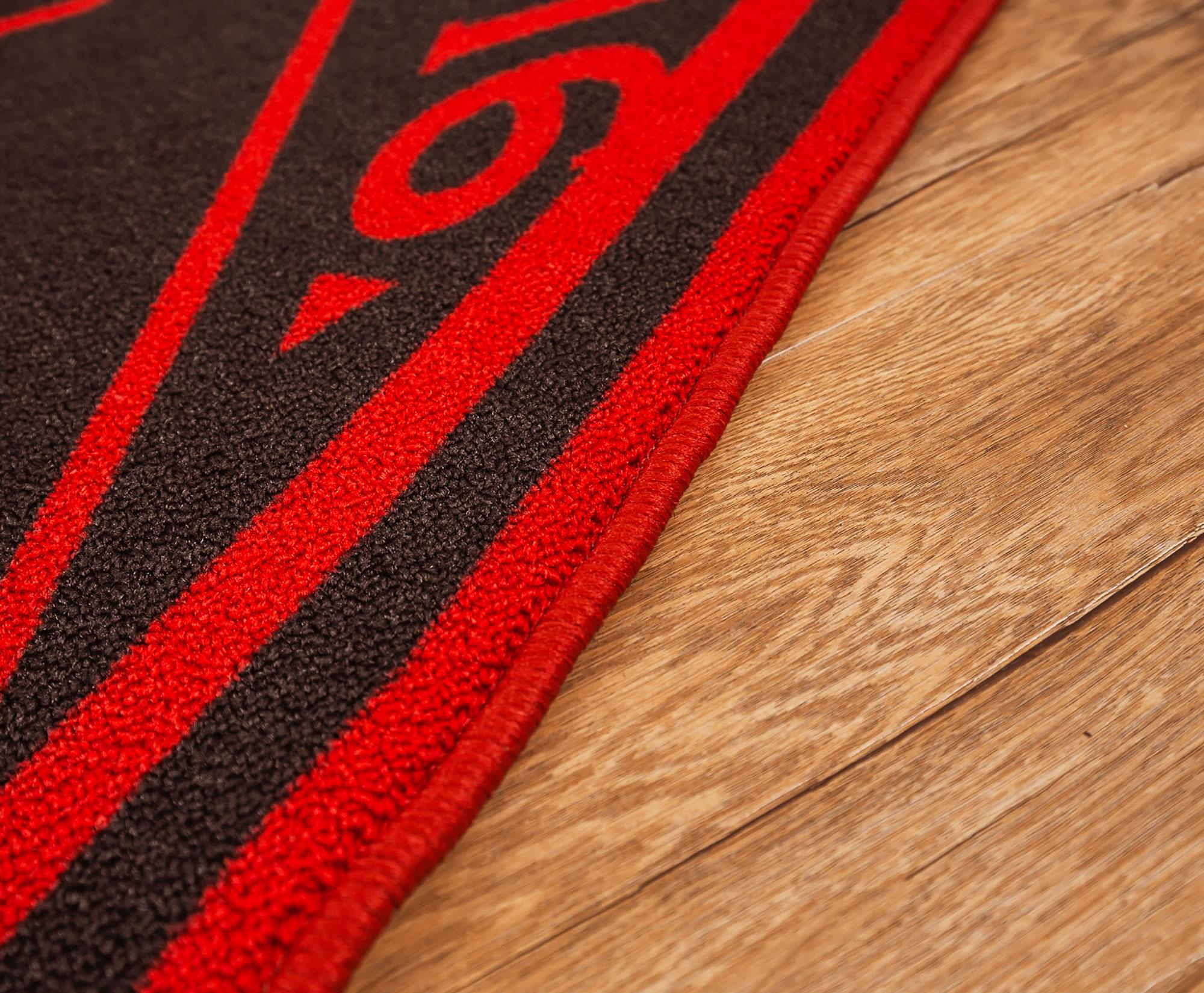 Dungeons & Dragons Red D20 Dice Printed Area Rug | 52 x 45 Inches