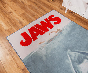 JAWS Movie Poster Printed Area Rug | 52 x 78 Inches