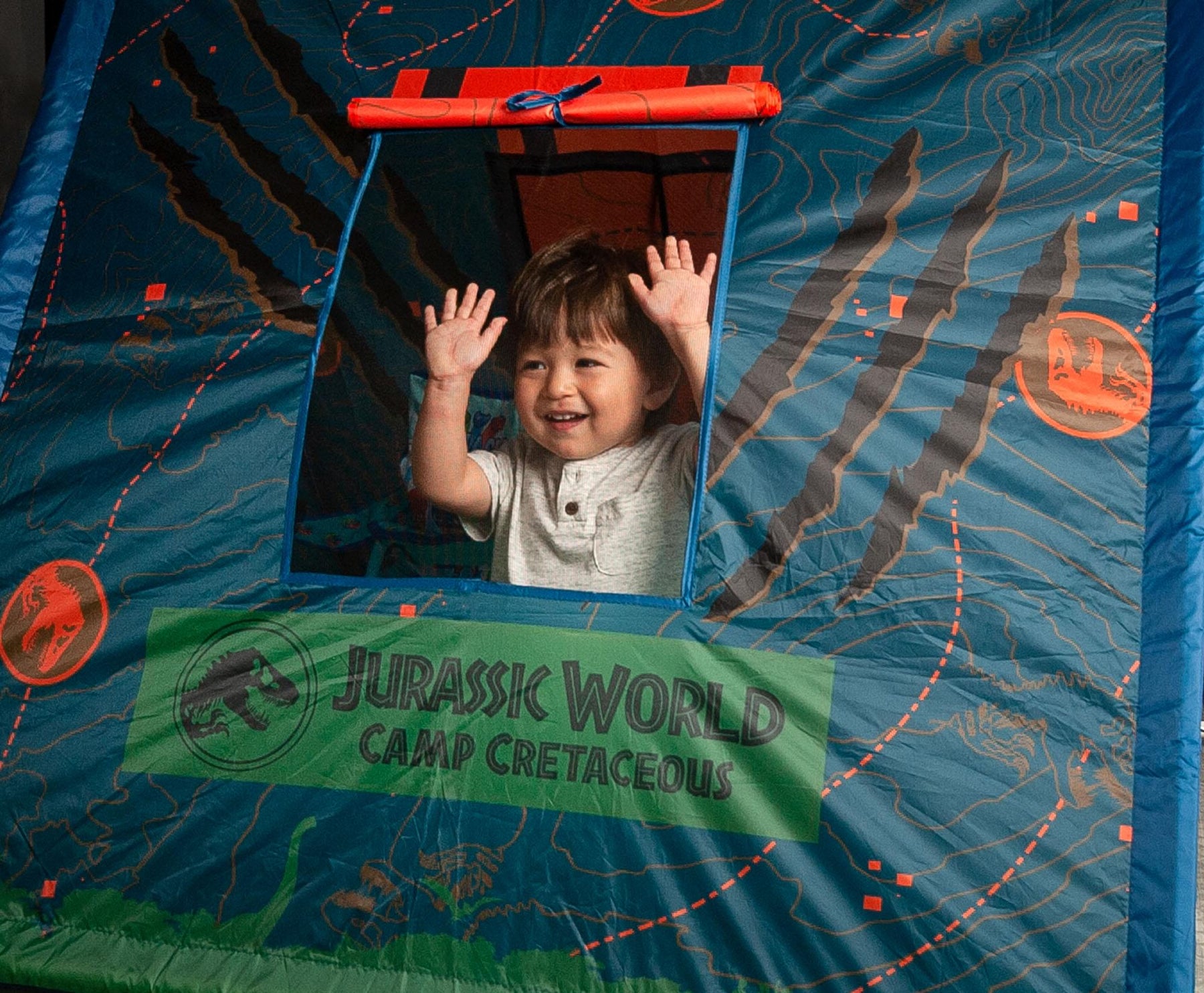 jurassic park tent Jurassic World: Camp Cretaceous Indoor Teepee Tent Canopy