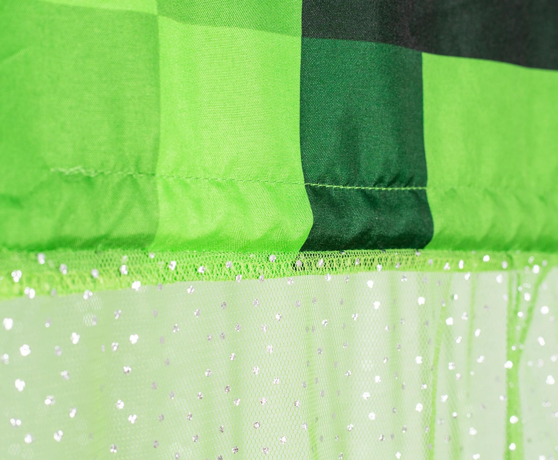 Minecraft Green Creeper Kids Bed Canopy, Hanging Curtain Netting