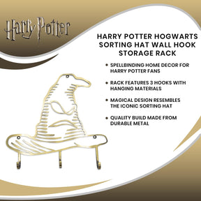 Harry Potter Hogwarts Sorting Hat Wall Hook Storage Rack