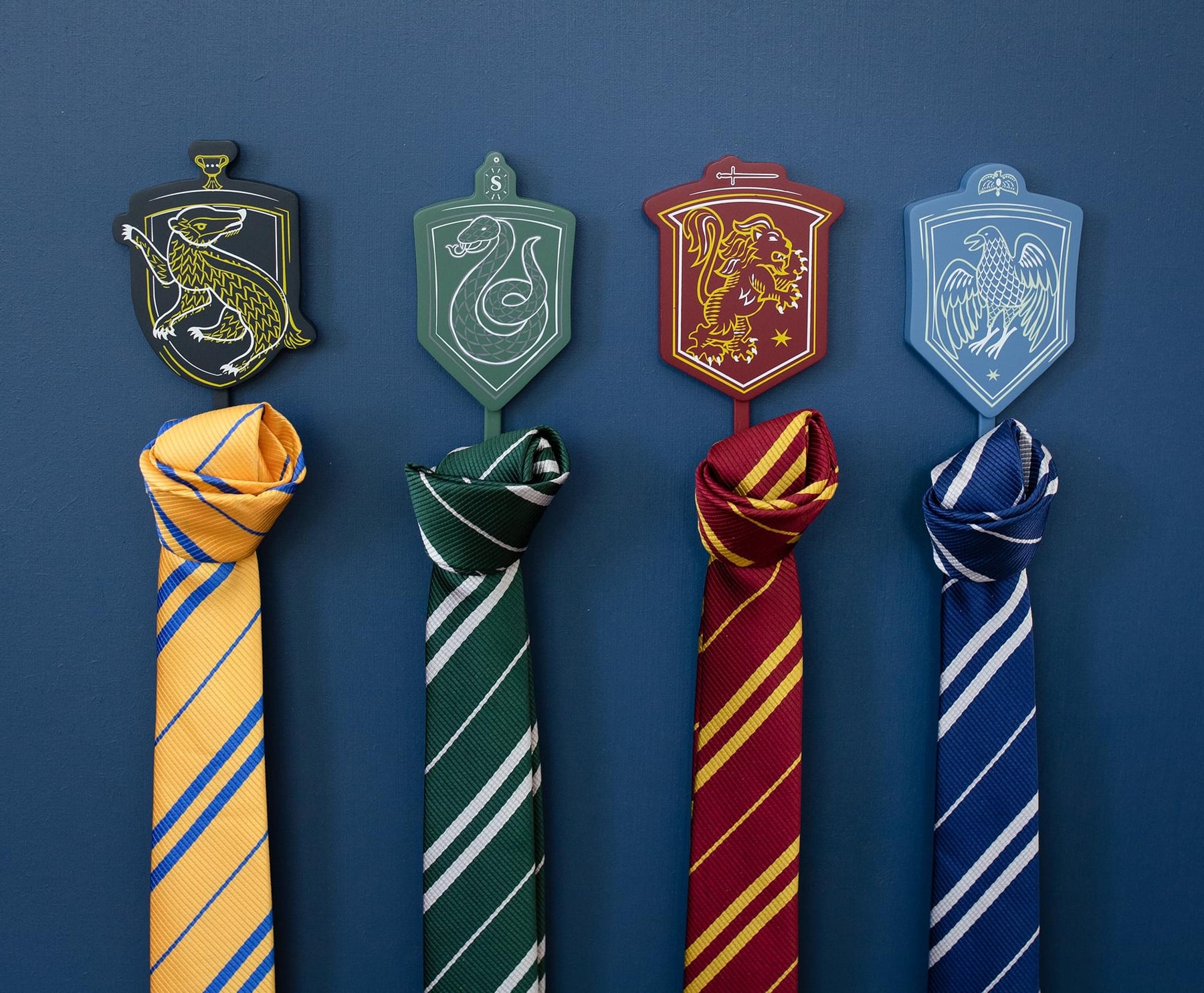 Harry Potter Hogwarts Houses Wall Hooks Storage Rack | Set of 4