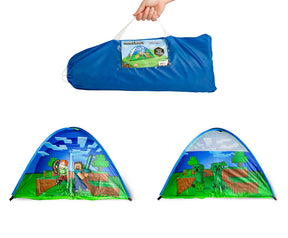 Minecraft Indoor Bed Tent Pop-Up Fort