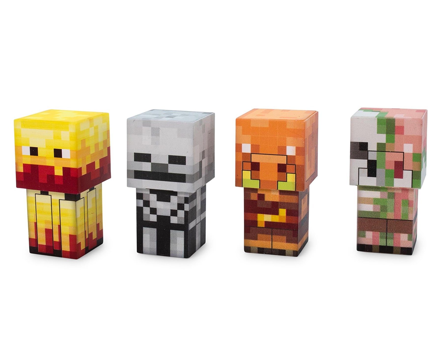 Minecraft Mini Mob Figure Mood Lights | Skeleton, Blaze, Piglin, Zombified Piglin