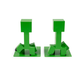 Minecraft 6-Inch Creeper Bookends  | Set of 2