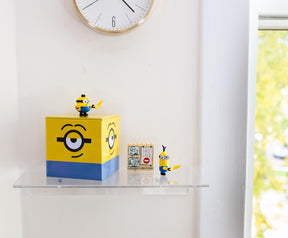 Despicable Me Minions Tin Storage Box Cube Organizer with Lid | 4 Inches