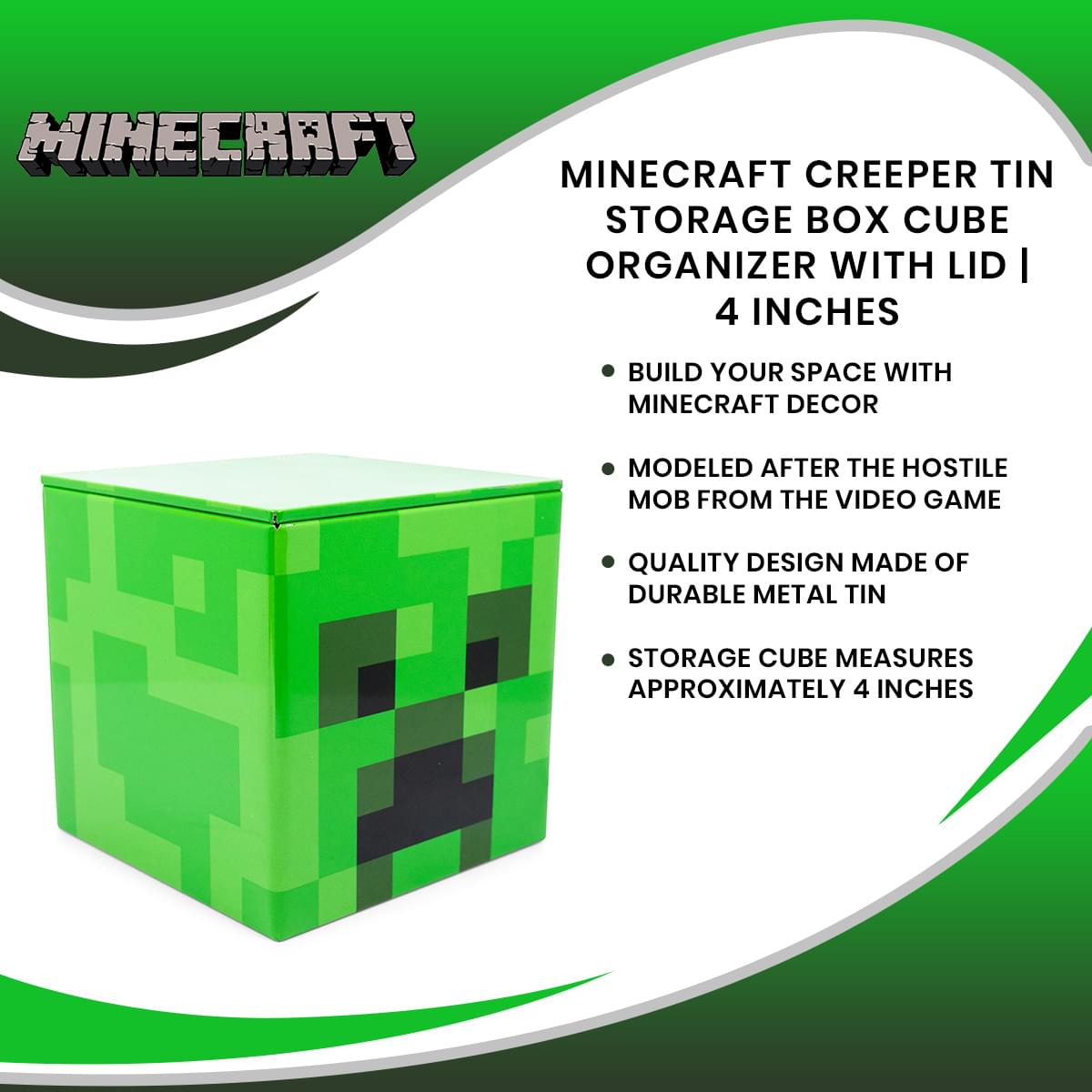 Minecraft Creeper Face Money Bank