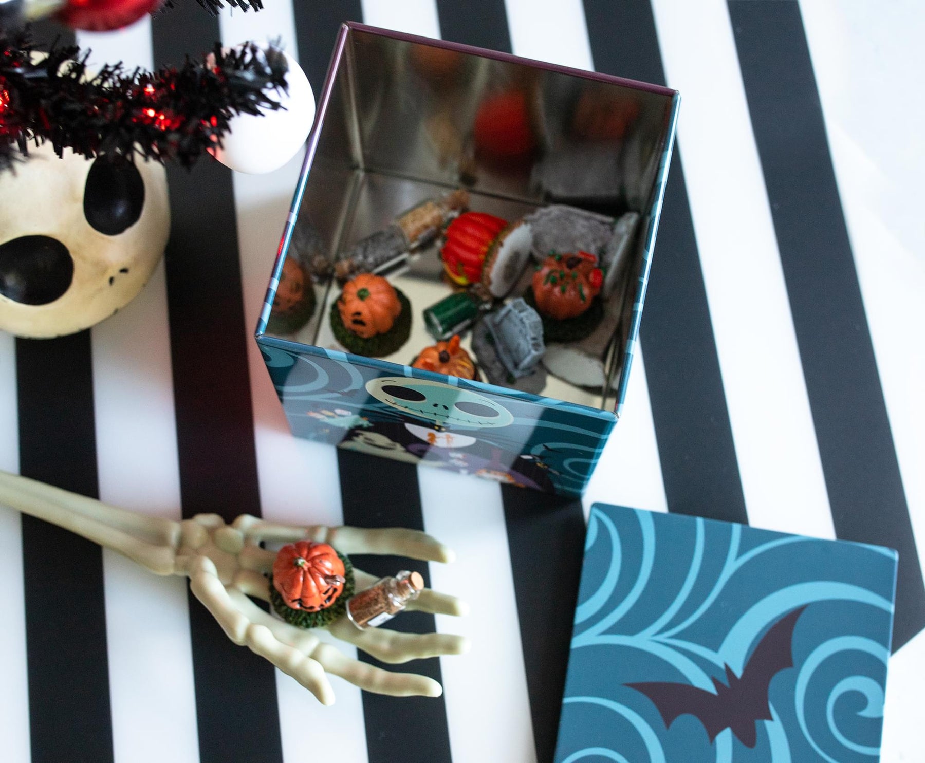 Disney Nightmare Before Christmas Jack Skellington Tin Storage Box | 4 Inches